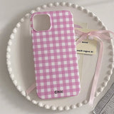 Boxtoday Gift Danish Pastel Checkered IPhone Case