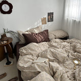 Boxtoday Dark Academia Vintage Brown Bedding Set