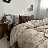 Boxtoday Dark Academia Vintage Brown Bedding Set