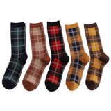 Boxtoday Gift Dark Academia Plaid Socks