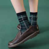 Boxtoday Gift Dark Academia Plaid Socks