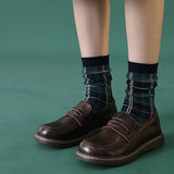 Boxtoday Gift Dark Academia Plaid Socks