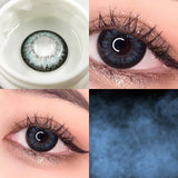 Boxtoday 2pcs/pair 4 Tone Colored Eye Contact Lenses 0-800 Degrees Year Toss Beautiful Eye Color Lens