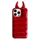 Boxtoday Gift Devil Horns Puffer iPhone Case