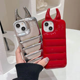 Boxtoday Gift Devil Horns Puffer iPhone Case