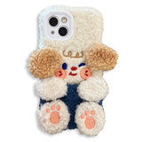 Boxtoday Gift Dog Fuzzy iPhone Case