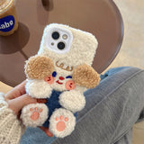 Boxtoday Gift Dog Fuzzy iPhone Case