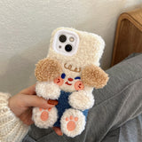 Boxtoday Gift Dog Fuzzy iPhone Case