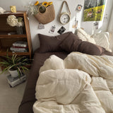 Boxtoday Earthy Tones Aesthetic Bedding Set