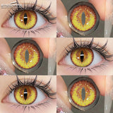 Boxtoday Cosplay Anime Eyes Lenses for Eyes Makeup Ccrazy Halloween Beauty Contact Lenses Eye Cosmetic Color Lens Eyes