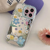 Boxtoday Gift Flowers Pattern IPhone Case With Holder