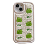 Boxtoday Gift Frog Embroidery IPhone Case