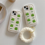 Boxtoday Gift Frog Embroidery IPhone Case