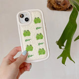 Boxtoday Gift Frog Embroidery IPhone Case