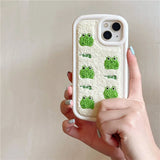 Boxtoday Gift Frog Embroidery IPhone Case