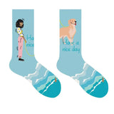 Boxtoday Gift Girl with Dog Socks