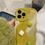 Boxtoday Gift Sage Green Gems iPhone Case