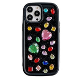 Boxtoday Gift Hearts Rhinestone iPhone Case