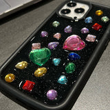 Boxtoday Gift Hearts Rhinestone iPhone Case