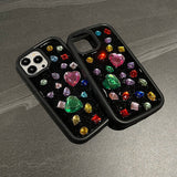 Boxtoday Gift Hearts Rhinestone iPhone Case