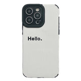 Boxtoday Gift Hello Minimalist IPhone Case