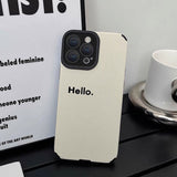 Boxtoday Gift Hello Minimalist IPhone Case