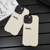 Boxtoday Gift Hello Minimalist IPhone Case