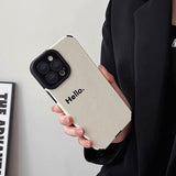 Boxtoday Gift Hello Minimalist IPhone Case