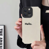 Boxtoday Gift Hello Minimalist IPhone Case