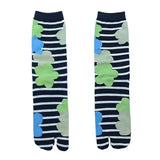 Boxtoday Gift Indie Flower Striped Tabi Socks