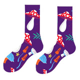 Boxtoday Gift Indie Mushroom Print Socks