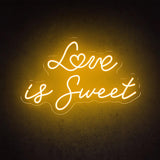 Boxtoday Love Is Sweet Wedding Neon Sign