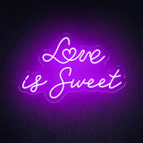 Boxtoday Love Is Sweet Wedding Neon Sign