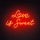 Boxtoday Love Is Sweet Wedding Neon Sign