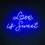 Boxtoday Love Is Sweet Wedding Neon Sign