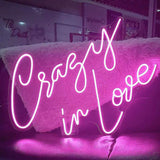 Boxtoday Crazy in Love Wedding Neon Sign