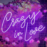 Boxtoday Crazy in Love Wedding Neon Sign