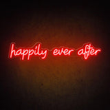 Boxtoday Happily Ever After Wedding Neon Sign