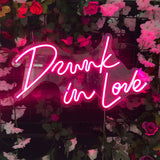 Boxtoday Drunk in Love Wedding Neon Sign