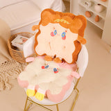 Boxtoday Kawaii Toast Seat Cushion