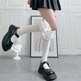 Boxtoday Gift Lace Ruffle Bow Socks