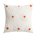 Boxtoday Light Beige Tufted Flower Cushion Cover