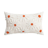 Boxtoday Light Beige Tufted Flower Cushion Cover