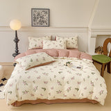 Boxtoday Springtime Flowers Print Bedding Set