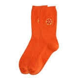 Boxtoday Gift Orange Embroidered Socks