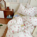 Boxtoday Soft Pastel Tulip Floral Print Bedding Set