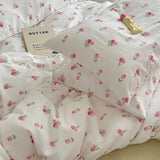 Boxtoday Soft Pastel Tulip Floral Print Bedding Set