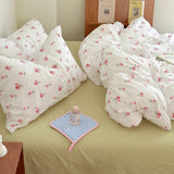 Boxtoday Soft Pastel Tulip Floral Print Bedding Set