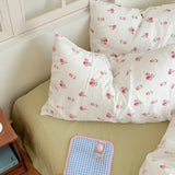 Boxtoday Soft Pastel Tulip Floral Print Bedding Set