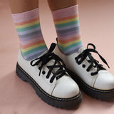 Boxtoday Gift Pastel Rainbow Socks